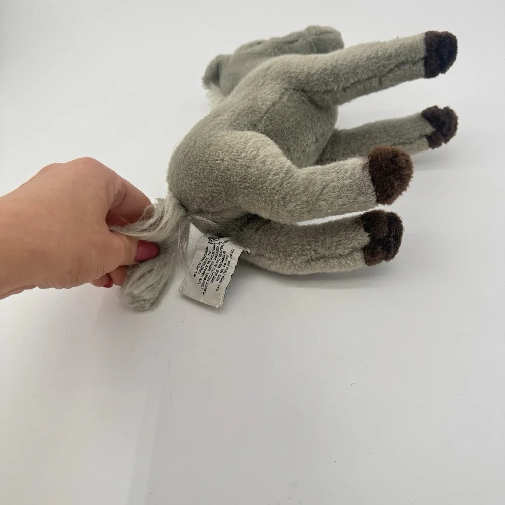 Russ Berrie‎ Yomiko Classics Stallion Horse Plush Gray White Mane Stuffed Animal